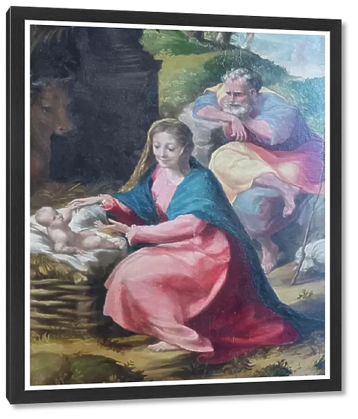 The nativity, 1527 circa, Michelangelo Anselmi (painting)