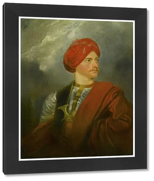 Portrait of a Man in Oriental Costume, c. 1835-40 (oil on panel)