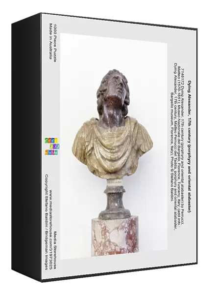Dying Alexander, 17th century (porphyry and oriental alabaster)