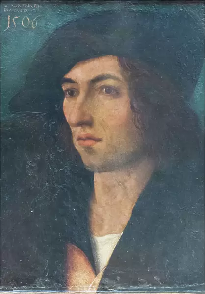 Portrait of a man, 1506, (oil on parchment applied to panel)