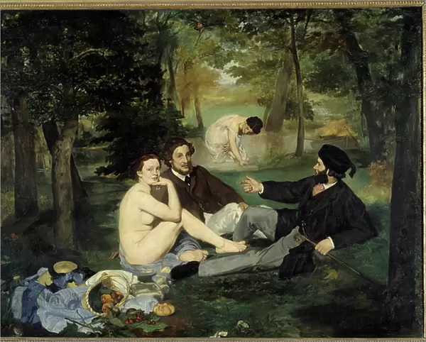 Luncheon on the Grass, 1863 (oil on canvas)
