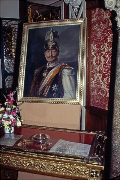 Portrait of last German emperor Wilhelm II at Hohenzollern castle near Hechingen, Germany 2006