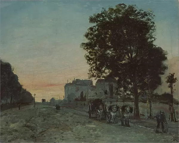 Le Boulevard Jourdan, Paris, 1865 (oil on canvas)