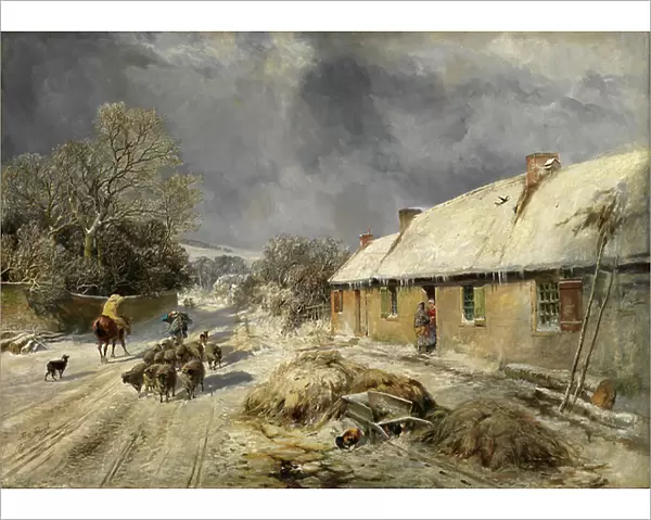 Burns's Cottage, Alloway, 1876 (oil on canvas)