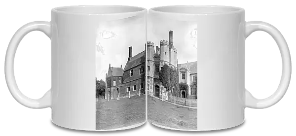 Beaupre Hall, from England's Lost Houses by Giles Worsley (1961-2006) published 2002 (b / w photo)