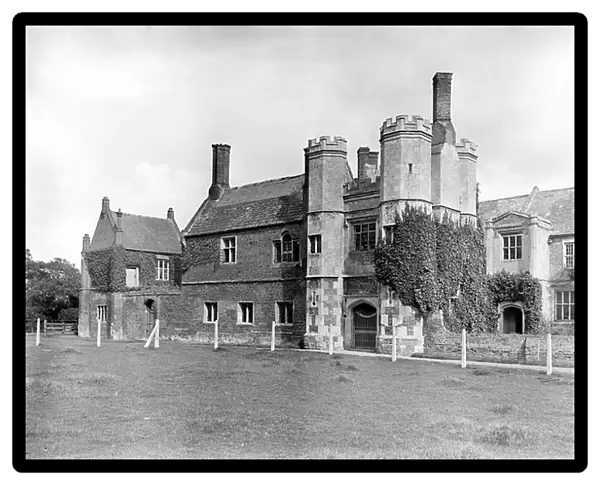 Beaupre Hall, from England's Lost Houses by Giles Worsley (1961-2006) published 2002 (b / w photo)
