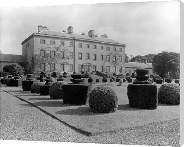 The south front of Headfort House, County Meath, from The Country Houses of Robert Adam, by Eileen Harris, published 2007 (b / w photo)