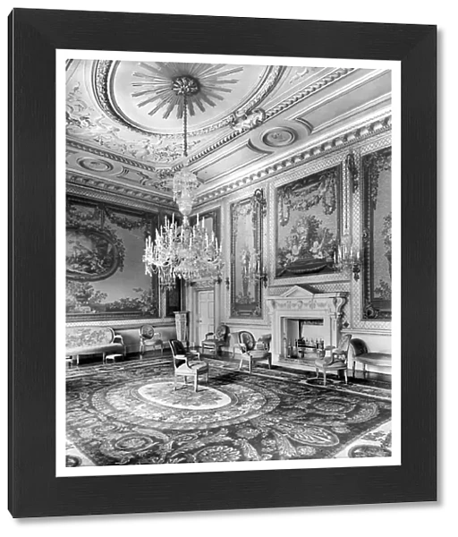 The Great Room at 19 Arlington Street, Green Park, London, from The Country Houses of Robert Adam, by Eileen Harris, published 2007 (b / w photo)