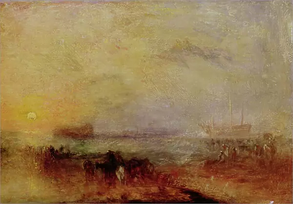 The Morning after the Wreck, c.1835-40 (oil on canvas)