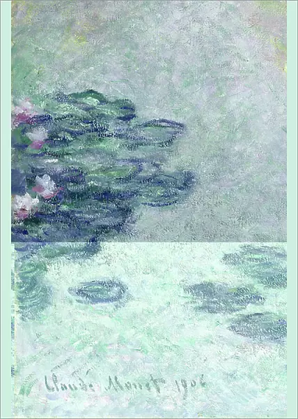 Waterlilies, 1906 (oil on canvas) (detail of 186849)
