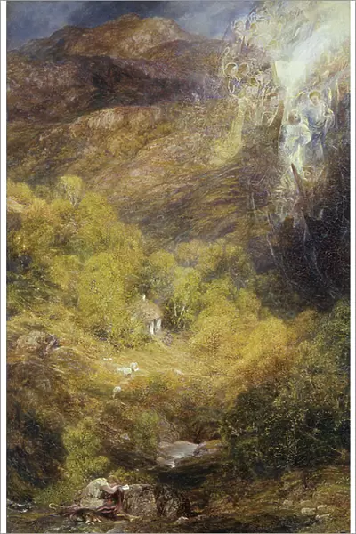 The Penitent's Vision: The Shepherd's Dream, 1865 (oil on canvas)
