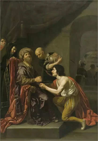 Pilate washing his hands (oil on panel)