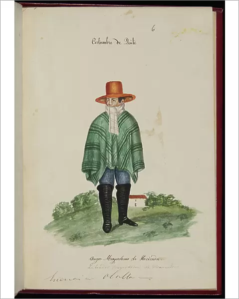 Chagra, mayordomo de Hacienda, 1820 (watercolour)