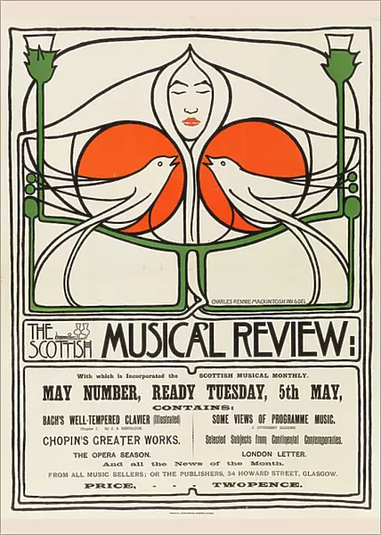 Scottish Musical Review (planographic print, lithograph, paper)