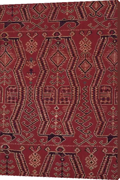Ceremonial cloth (pua sungkit), 19th century (homespun cotton)