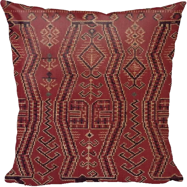 Ceremonial cloth (pua sungkit), 19th century (homespun cotton)