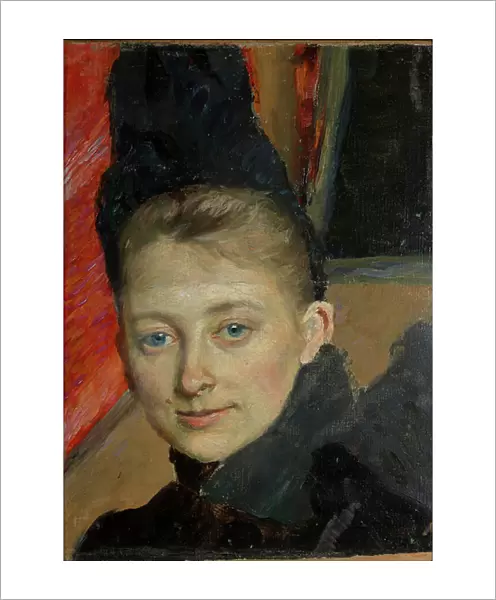 Portrait of the Artist's First Wife nee Klemming, 1887 (oil on canvas)
