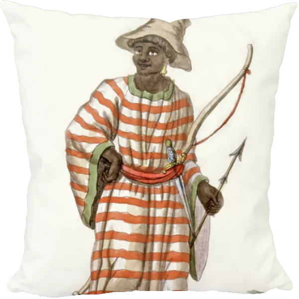 Gentleman from the Cote des Graines, Ivory Coast, 1810 (engraving)