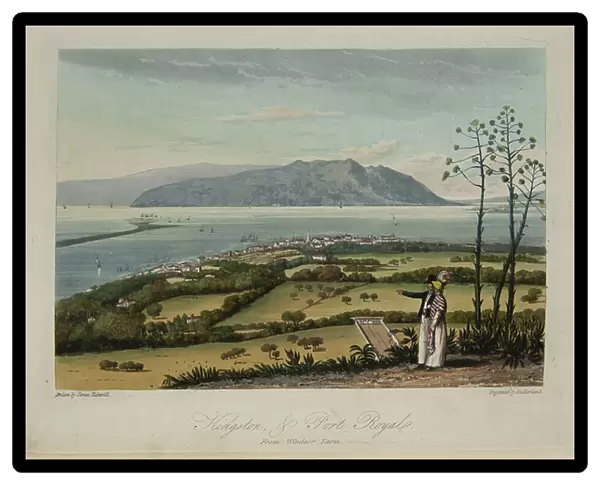 Kingston, & Port Royale, 1825 (engraving)