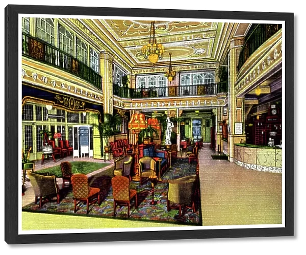 Hotel Atlantic, Chicago, US - view of lobby
