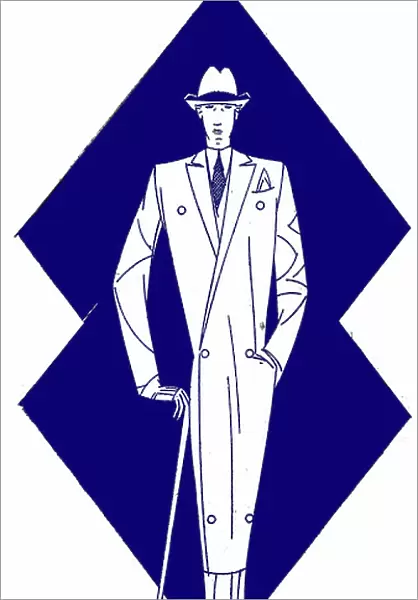 Fashion: men's suit in May 1925