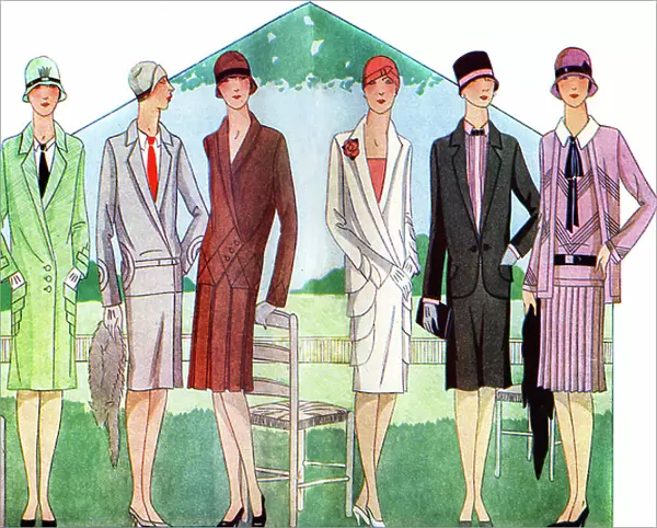 Fashion: coats and suits in spring 1928