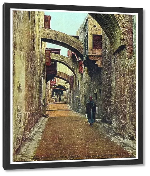 The Stations of the Cross, Jerusalem, early 20th century (postcard)