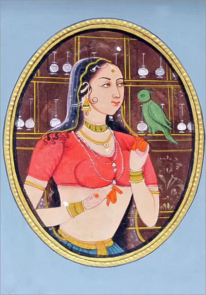 Miniature Painting of Jodha Bai India Asia