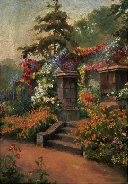 Summer Garden, undated (oil on canvas)
