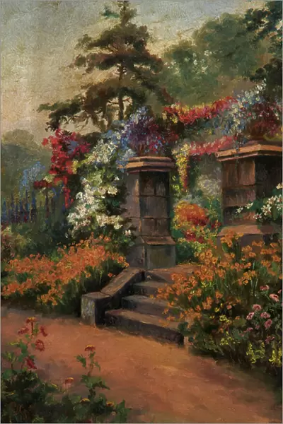Summer Garden, undated (oil on canvas)