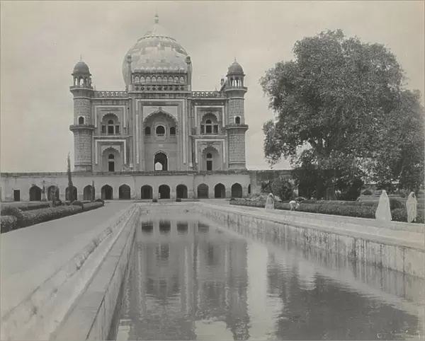 Saftar Jung Tomb, Delhi, c. 1890s (platinum print)