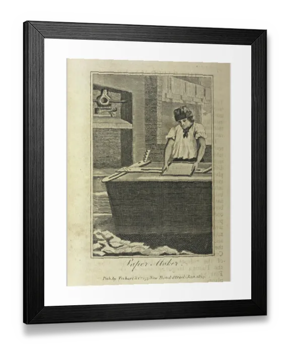 Framed Print : Print of Paper Maker BL3294944