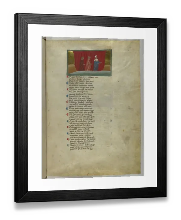 Framed Print : Purgatorio: The three pass through the fire Print