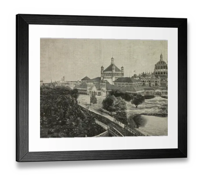 Framed Print : Print of World's Columbian Exposition in Chicago