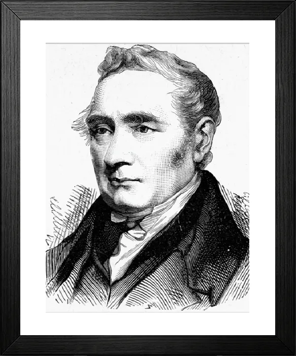 Framed Print : George Stephenson Print Framed Print : George Stephenson Print