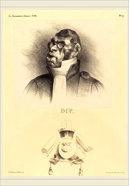 Honore Daumier (French, 1808-1879), Dupin aine, 1832, lithograph