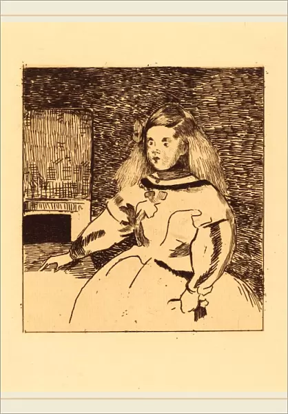 Edouard Manet after Diego Velazquez (French, 1832-1883), The Infanta Marguerita