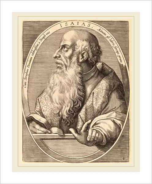 Theodor Galle after Jan van der Straet (Flemish, c. 1571-1633), Isaias, published 1613