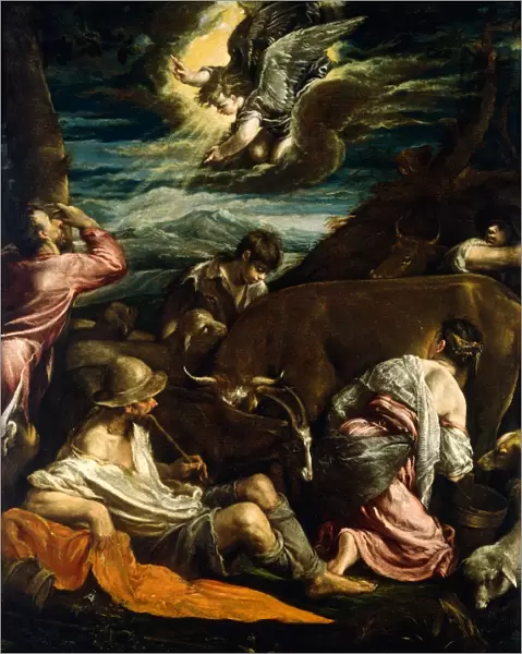 Jacopo Bassano, The Annunciation to the Shepherds, Italian, c