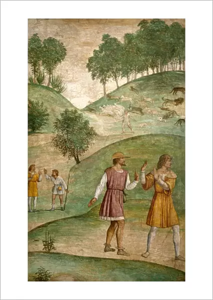 Bernardino Luini, The Misfortunes of Cephalus, Italian, c. 1480-1532, c. 1520-1522