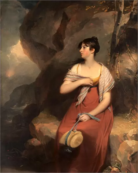 A Woman in a Landscape, Sir Martin Archer Shee, 1769-1850, Irish