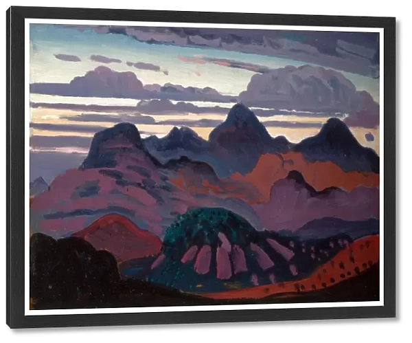 Deep Twilight, Pyrenees, James Dickson Innes, 1887-1914, British