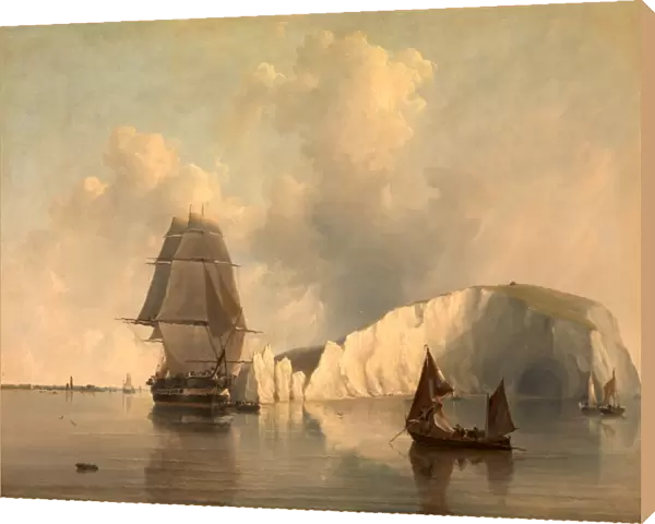 Off the Needles, Isle of Wight, Edward William Cooke, 1811-1880, British