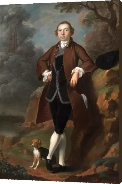 William Farington of Shawe Hall, Lancashire Robert Vernon Atherton and his Dog, Arthur