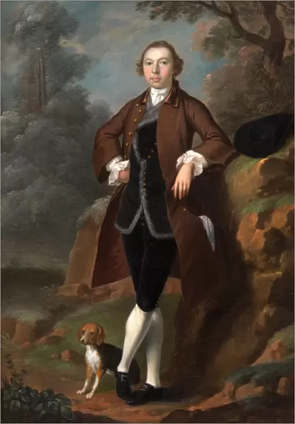 William Farington of Shawe Hall, Lancashire Robert Vernon Atherton and his Dog, Arthur
