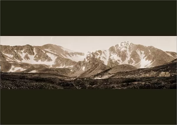 Colorado, Grays and Torreys Peaks, Jackson, William Henry, 1843-1942, Mountains