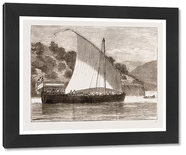 The White Ensign on Lake Tanganyika, Africa, 1876