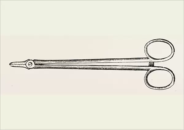 simple needle-holder, medical equipment, surgical instrument, history of medicine