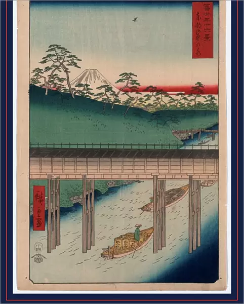 1797-1858 1858. 24. 5 35. 9 Ando Canal Fuji Hiroshige