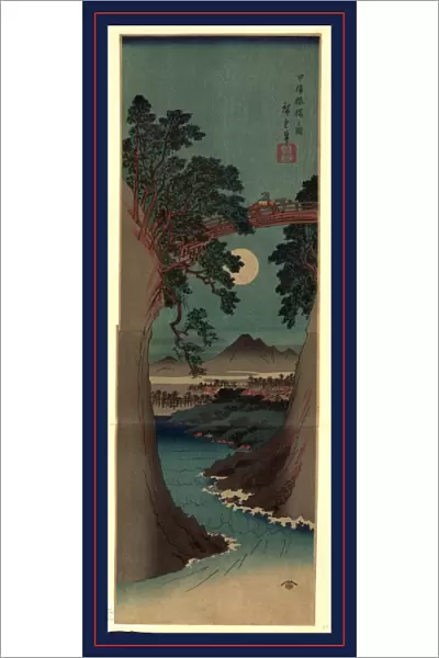 1797-1858 1830 1858 Ando Bridge Hiroshige Kai